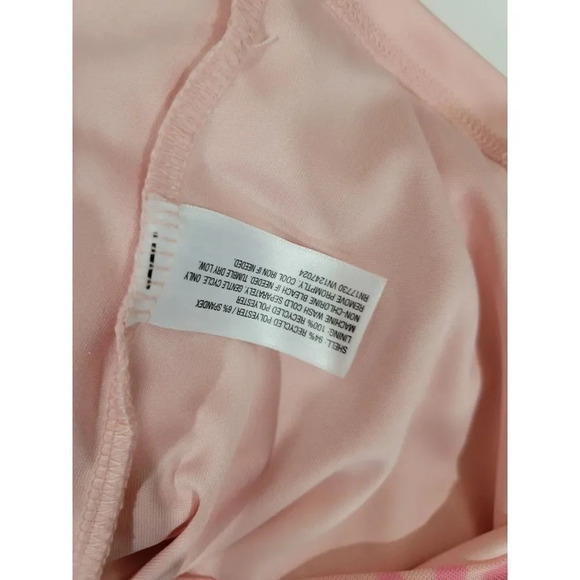 House of Aama for Target women's pink polka-dot sweetheart mesh lined midi dress - Picture 6 of 9